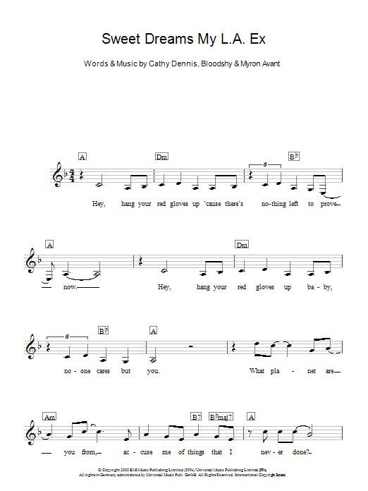 Produktbild zu: Sweet Dreams My L.A. Ex