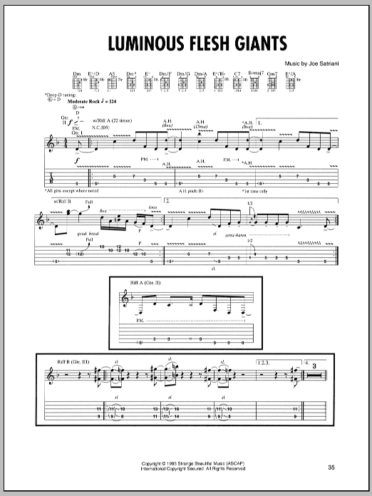 Produktgalerie: Seite 1 von 1 Luminous Flesh Giants, Joe Satriani, Gitarre