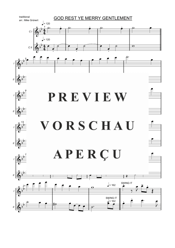 gallery: Carols in Duet, , Duette für 2 Flöten oder Instrumente in C