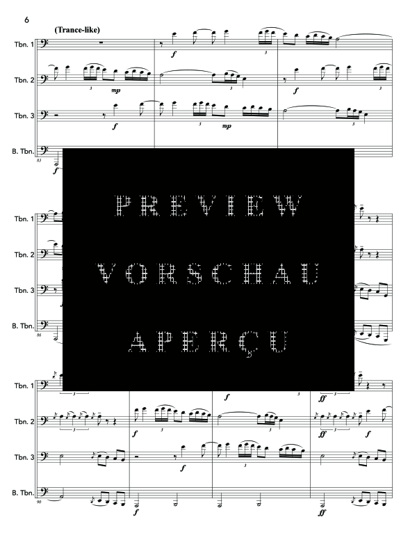 Product gallery: Page 10 of 11 Awaiting Julian (Part II), , (Trombone quartet)