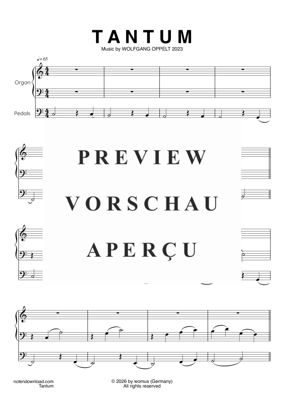 Produktgalerie: Seite 4 von 7 Tantum, , Orgel Solo