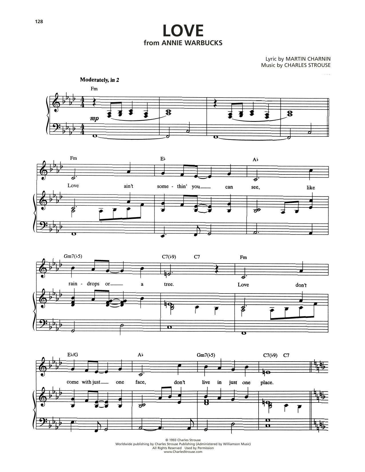 Produktbild zu: Love (from Annie Warbucks)