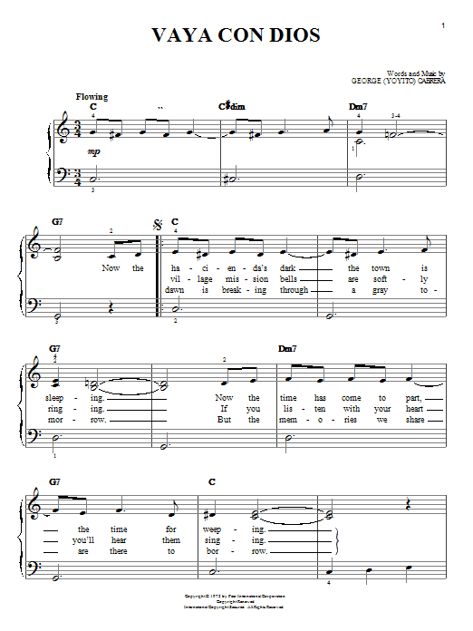 Produktgalerie: Seite 1 von 1 Vaya Con Dios, George (Yoyito) Cabrera, Klavier