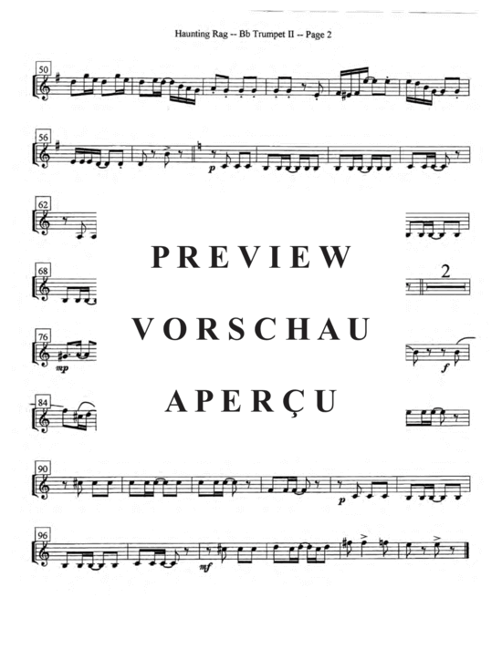 Produktgalerie: Seite 16 von 21 Haunting Rag , , (Blechbläser Quintett)