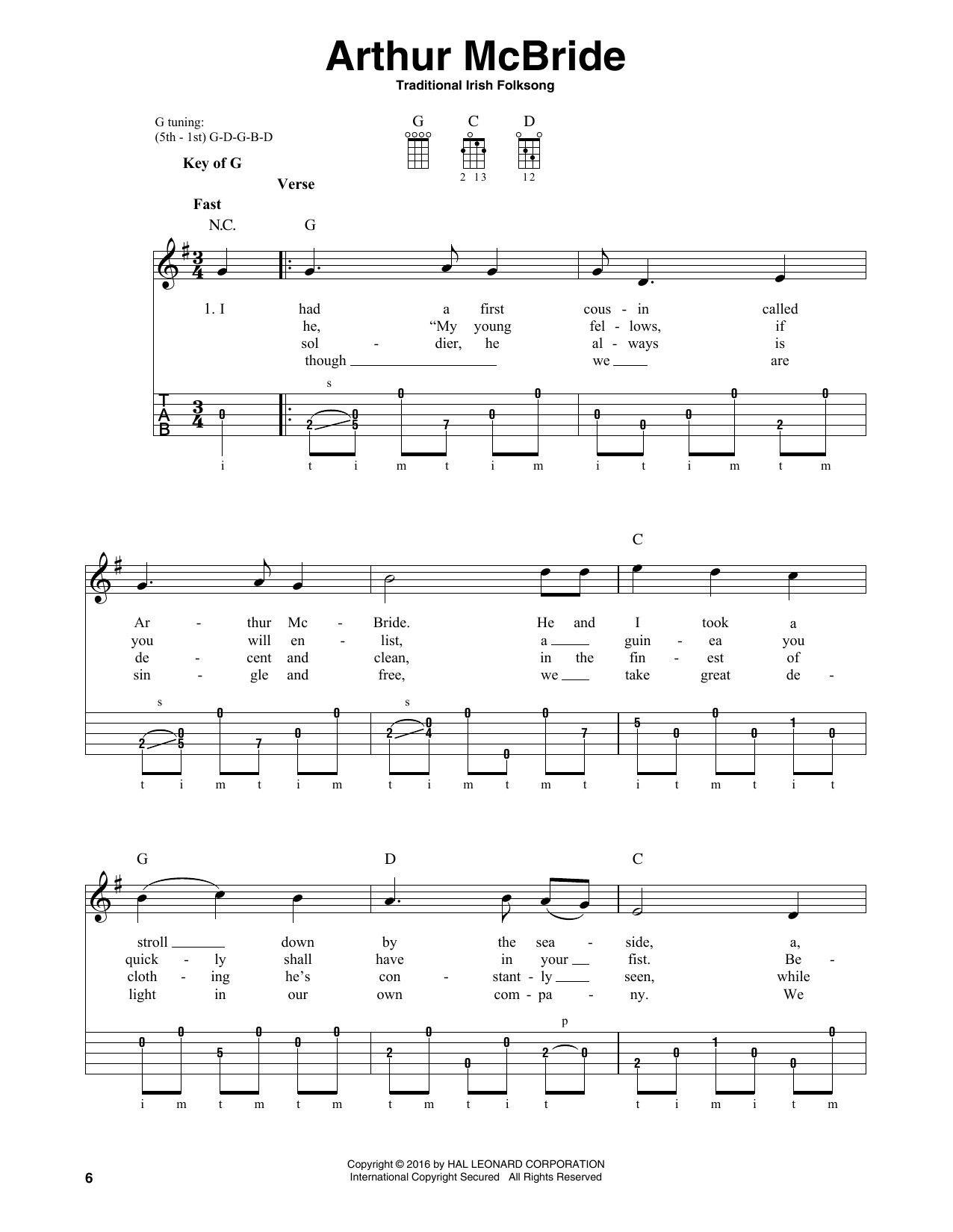 Product gallery: Page 1 of 1 Arthur McBride, Traditional Irish Folk Song