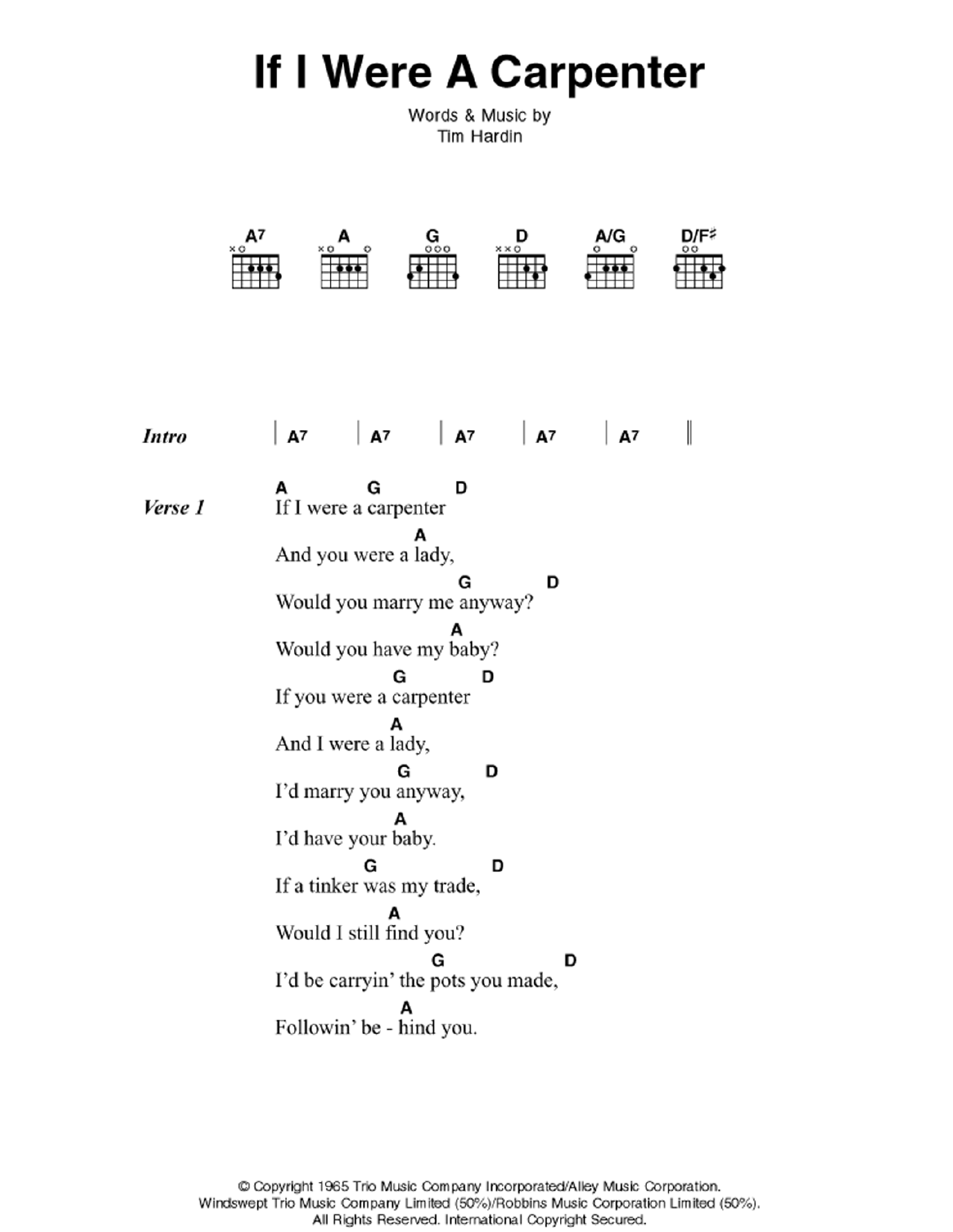 Produktgalerie: Seite 1 von 1 If I Were A Carpenter, Johnny Cash, Gitarre