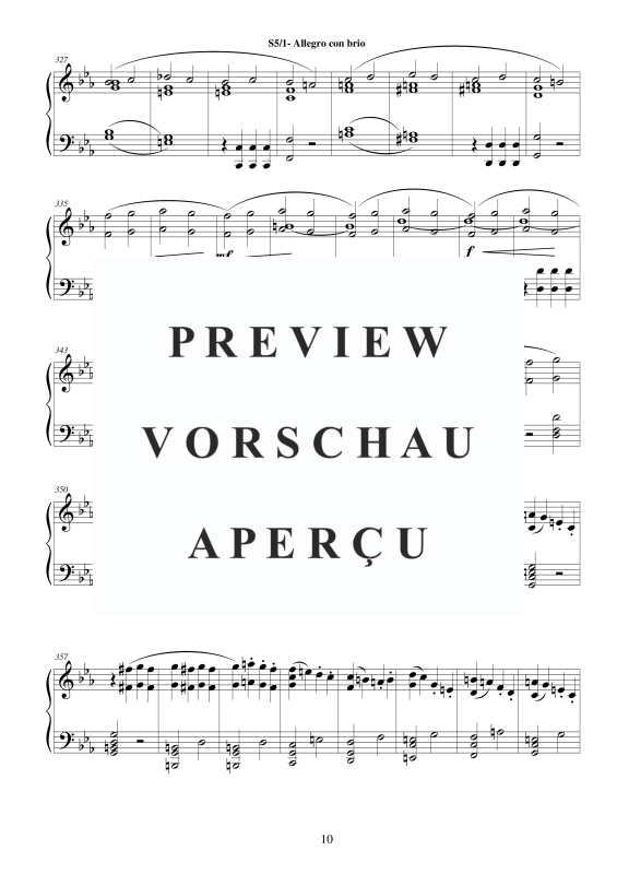 Produktgalerie: Seite 11 von 11 Symphony No.5 in C minor Op.67 for piano - Full Score, , Klavier Solo