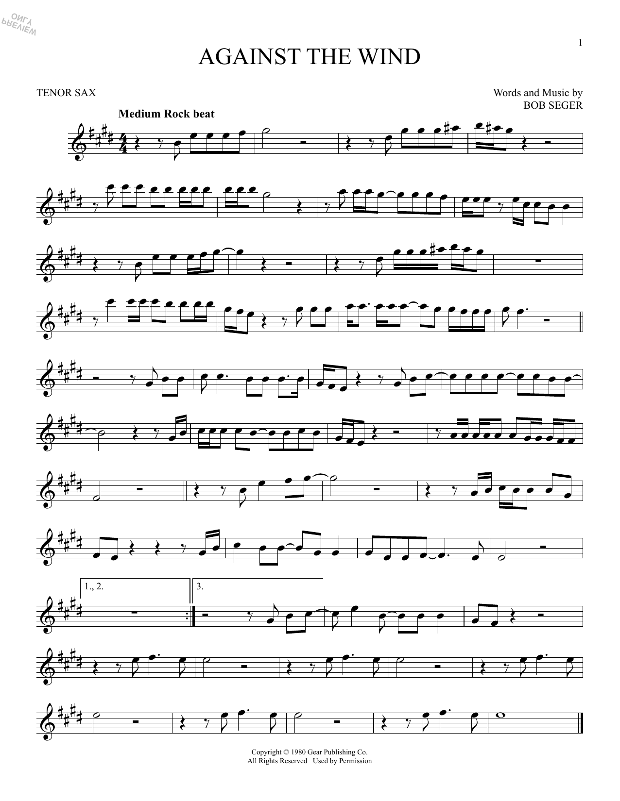 Product gallery: Page 1 of 1 Against The Wind, Bob Seger & The Silver Bullet Band