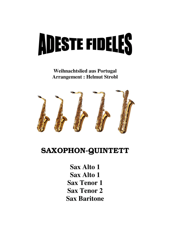Produktbild zu: Adeste Fideles