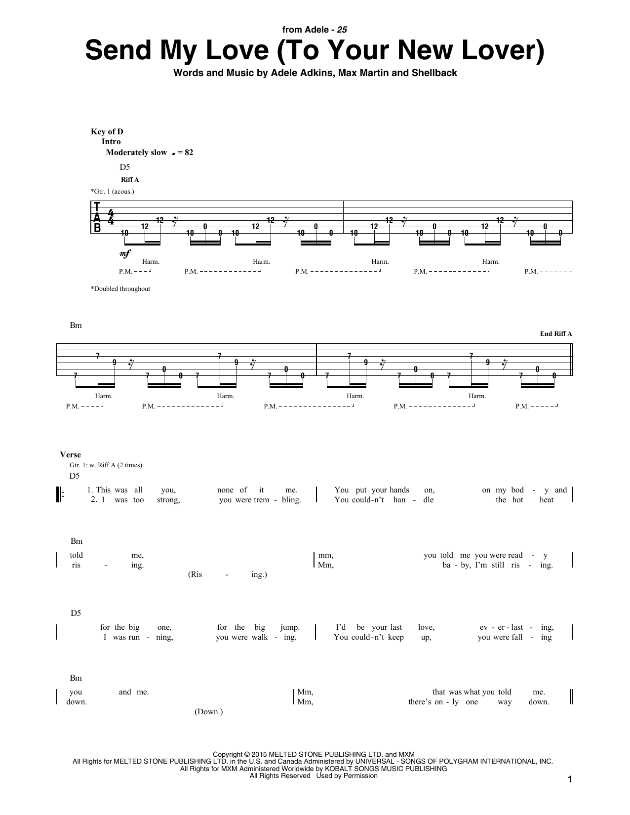 Produktbild zu: Send My Love (To Your New Lover)