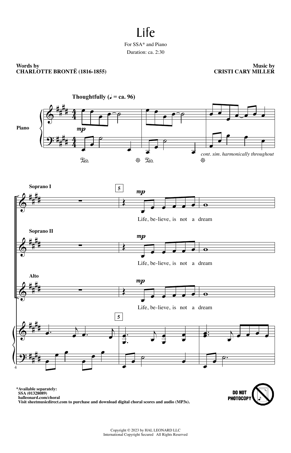 Produktgalerie: Seite 1 von 1 Life, Cristi Cary Miller, Chor