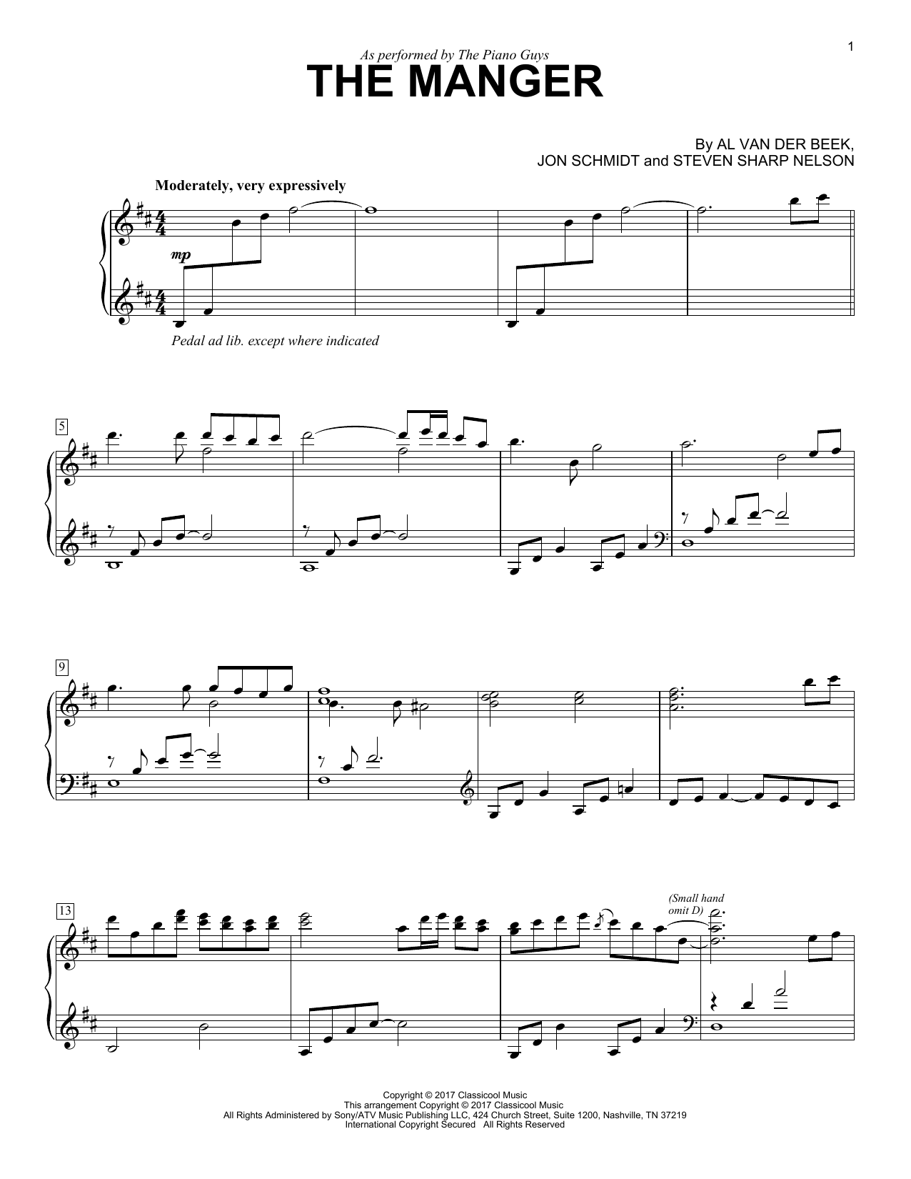 Product gallery: Page 1 of 1 The Manger, The Piano Guys