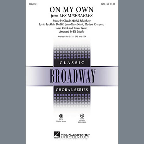 Produktbild zu: On My Own (from Les Miserables) (arr. Ed Lojeski)