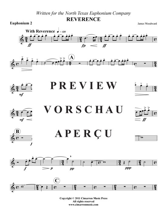 Produktgalerie: Seite 11 von 21 Reverance , , (5x Bariton/Euphonium)