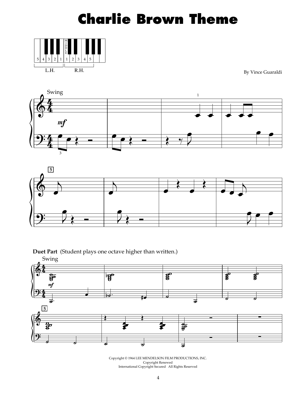 Produktbild zu: Charlie Brown Theme