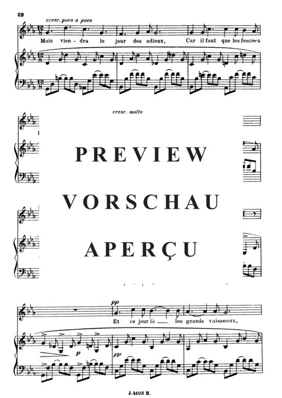 gallery: Les berceaux Op.23 No.1 , , (Gesang hoch + Klavier)