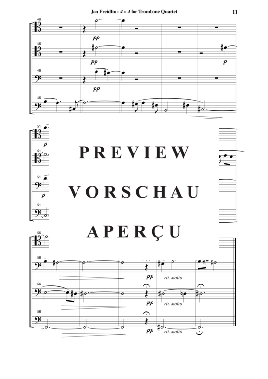 Product gallery: Page 12 of 21 4 x 4 , , (Trombone quartet)