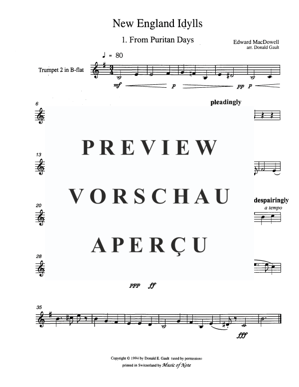 Produktgalerie: Seite 9 von 11 New England Idylls, , Blechbläser Quintett