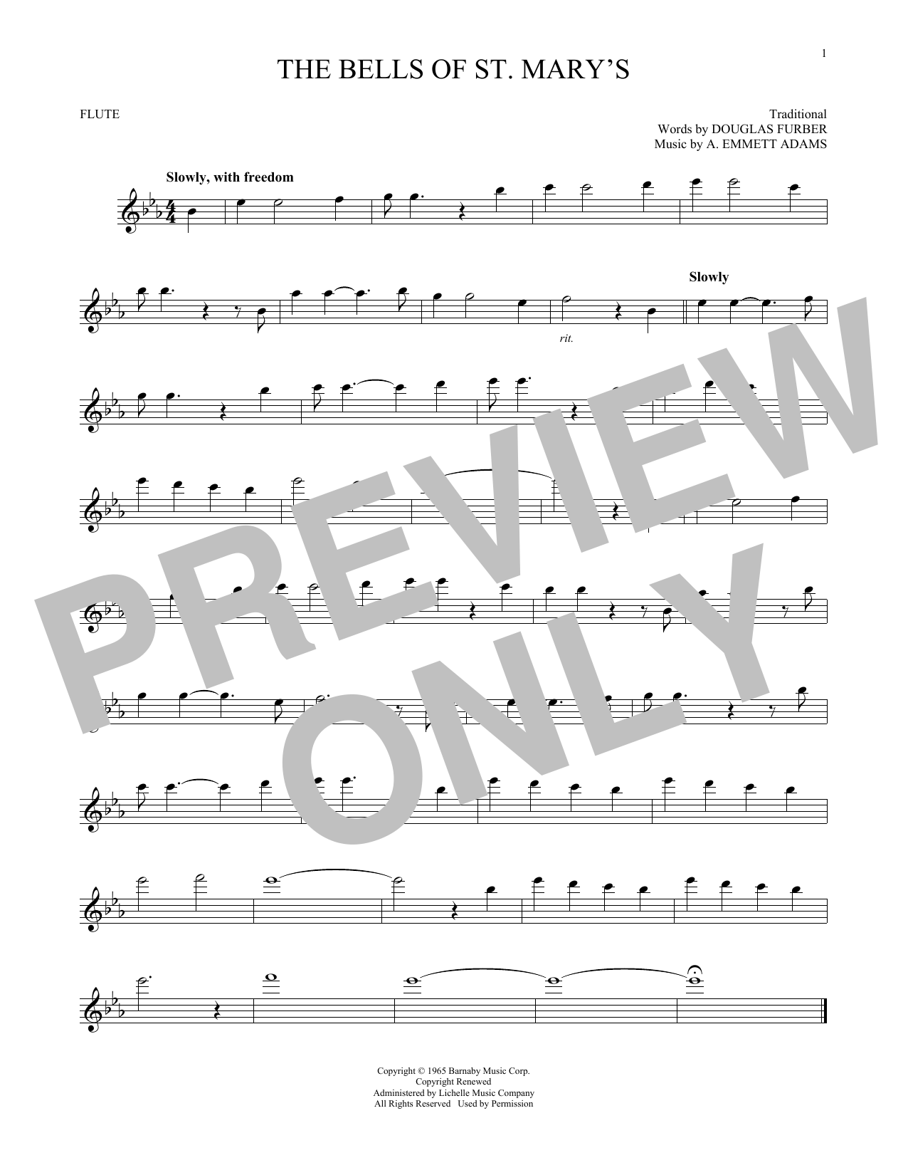 Product gallery: Page 1 of 1 The Bells Of St. Mary's, Douglas Furber