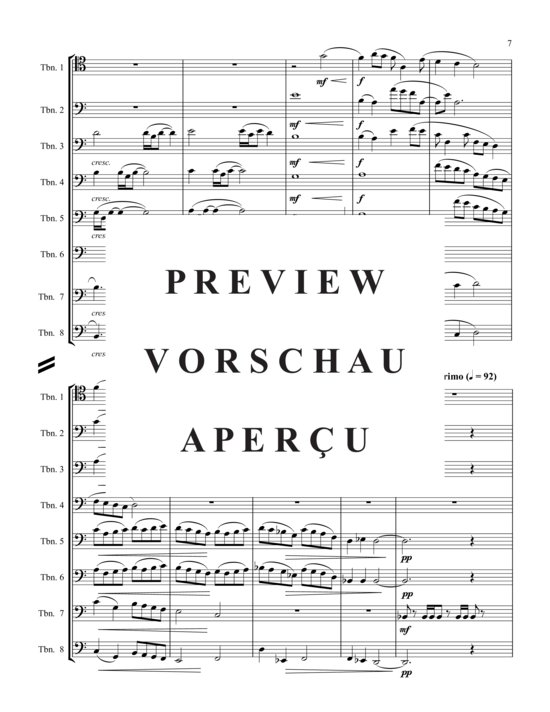 Product gallery: Page 8 of 21 Remnants of a Fugue , , (Trombone ensemble)