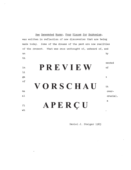 Product gallery: Page 4 of 11 New Generated Norms , , (Euphonium Solo)