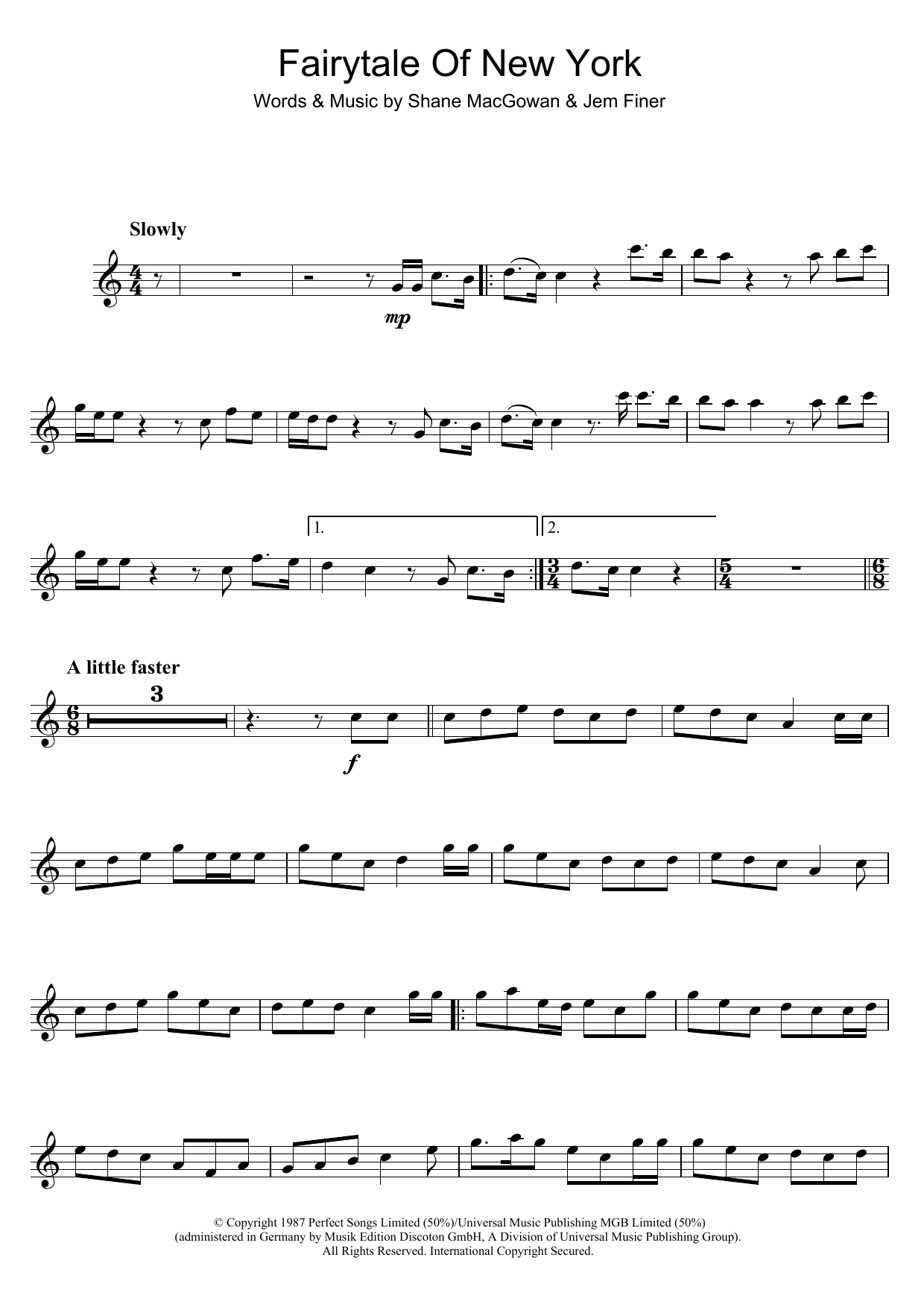 Product gallery: Page 1 of 1 Fairytale Of New York, The Pogues & Kirsty MacColl