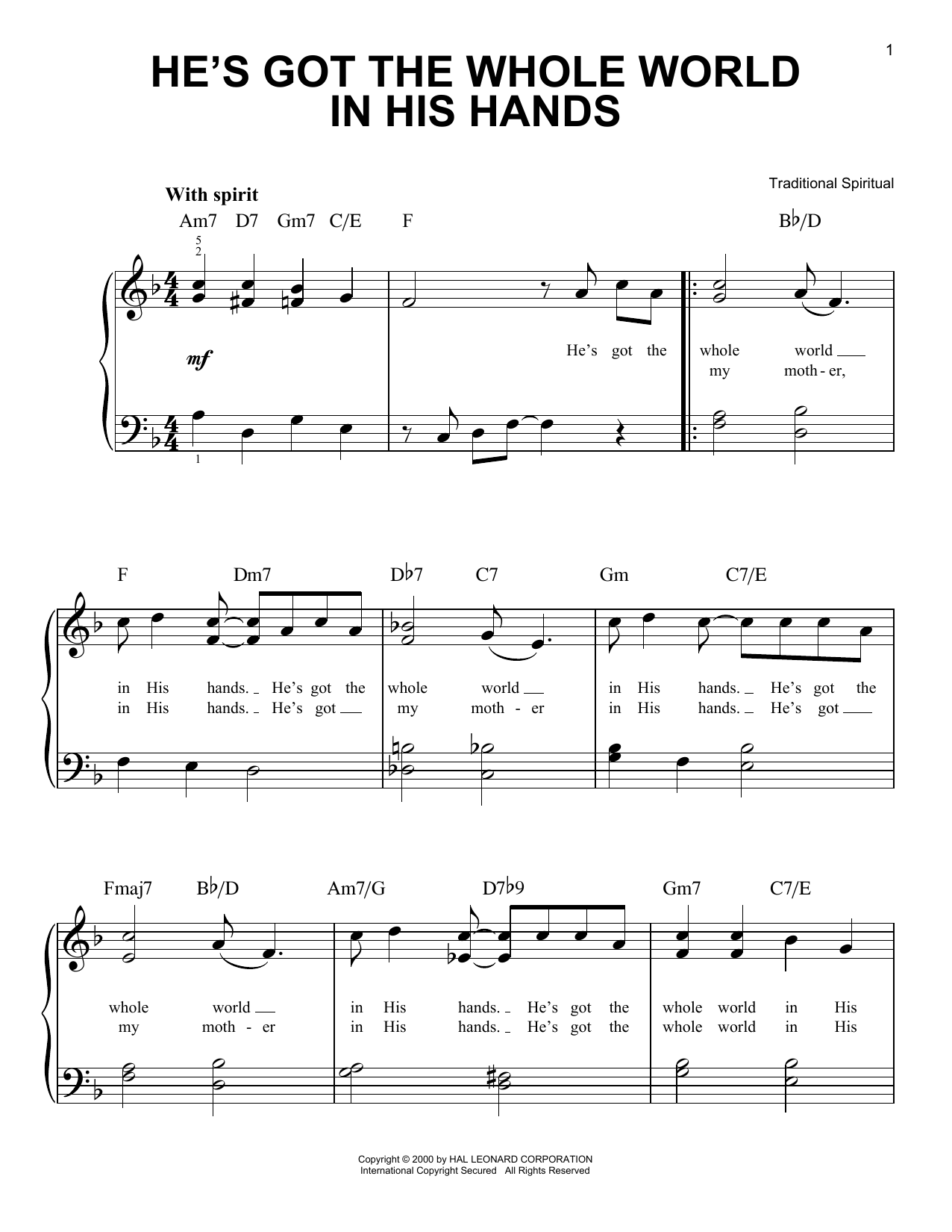 Produktbild zu: He's Got The Whole World In His Hands