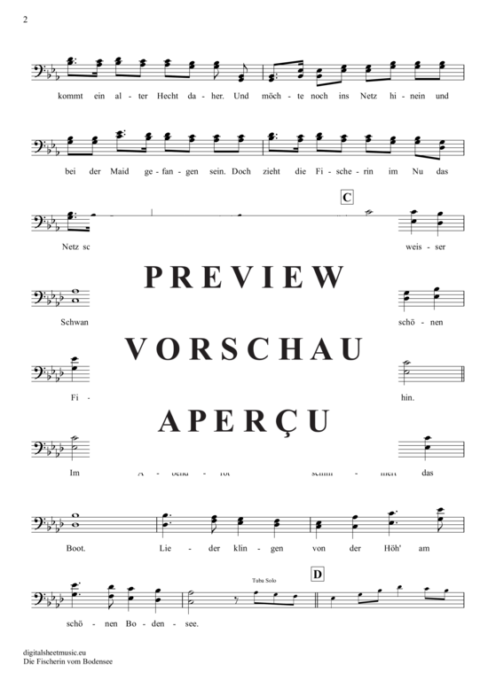 gallery: Die Fischerin Vom Bodensee , Helwig, Margot und Maria, (Posaune / Bariton)