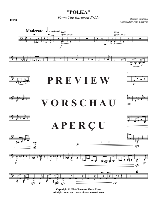 Produktgalerie: Seite 21 von 21 "Polka" from The Bartered Bride , , (Blechbläserquintett)