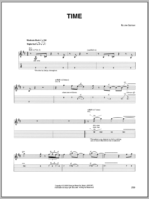 Produktgalerie: Seite 1 von 1 Time, Joe Satriani, Gitarre