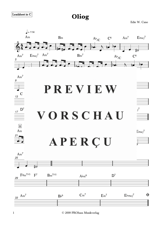 Produktgalerie: Seite 3 von 11 Oliog, , Combo: Melodiestimme in C/B/Es, Kontrabass