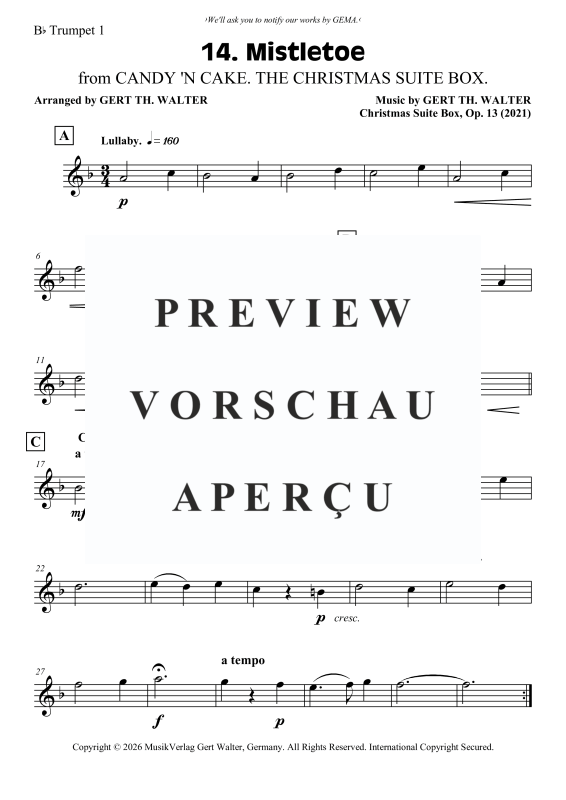 Produktgalerie: Seite 4 von 8 Mistletoe, , Blechbläser Quartett