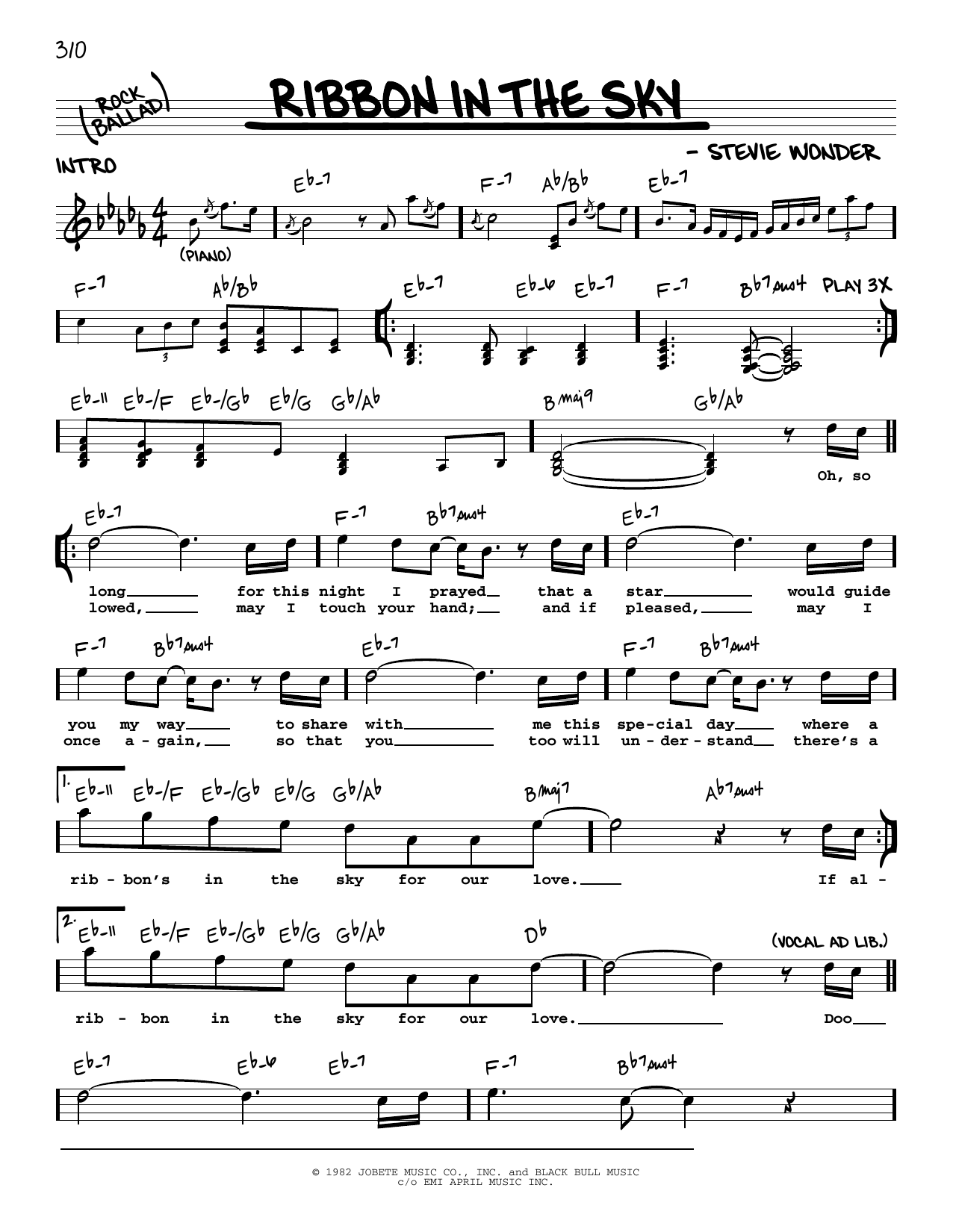 Produktgalerie: Seite 1 von 1 Ribbon In The Sky, Stevie Wonder