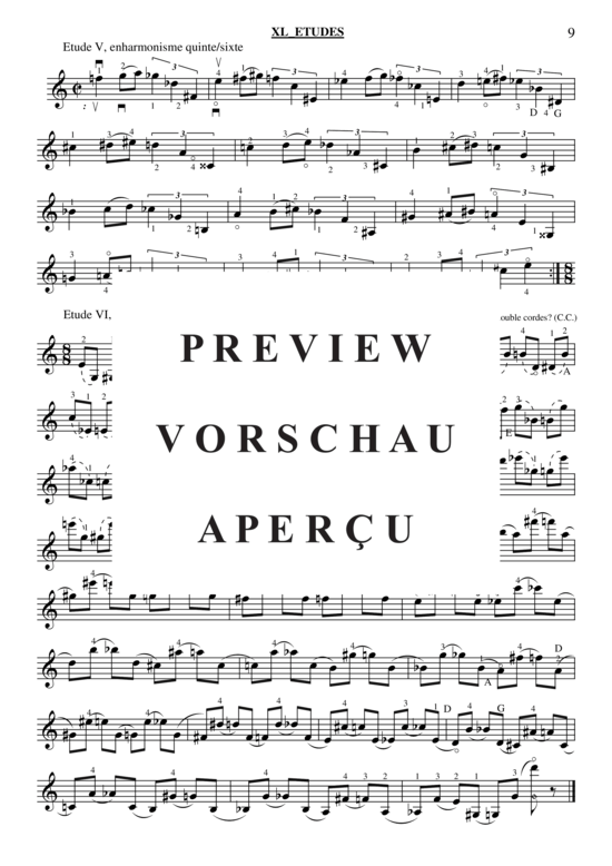 gallery: 40 Études for Violin , , (Geige Solo)