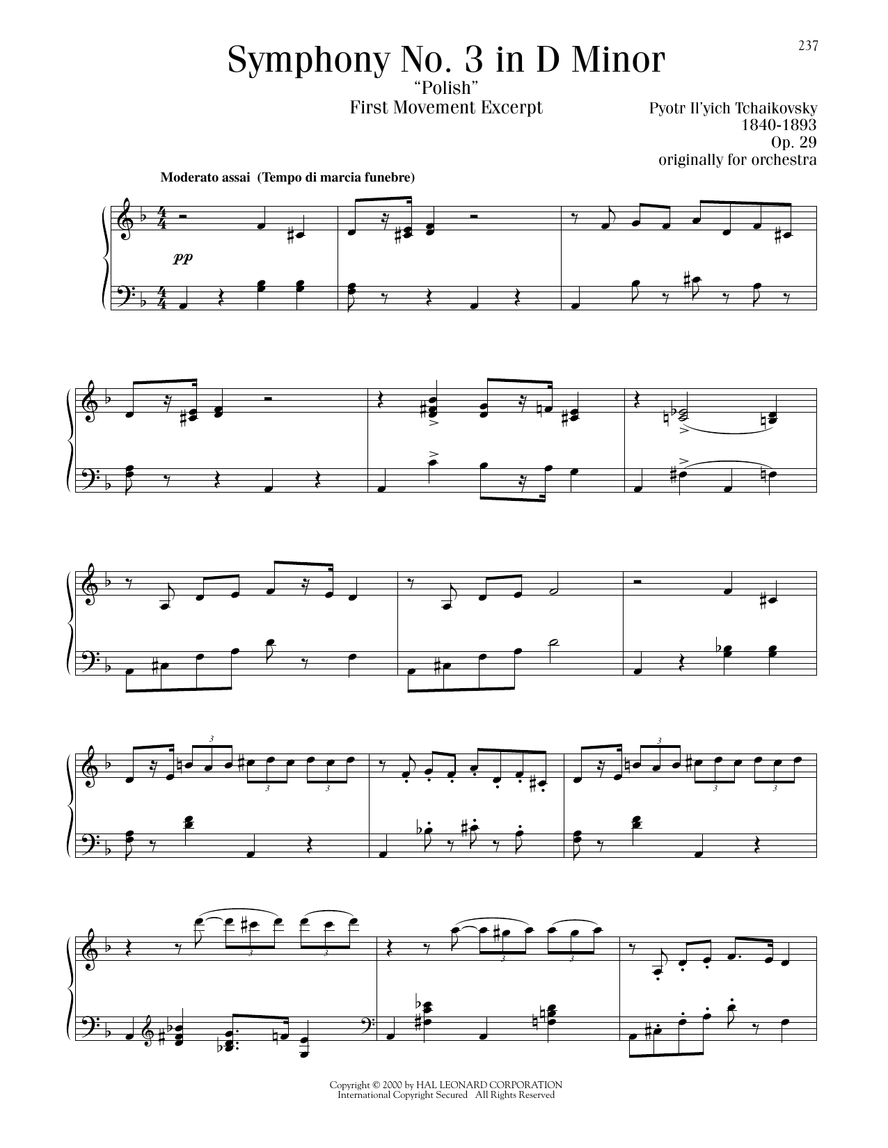 Produktbild zu: Symphony No. 3 In D Minor ("Polish"), Op. 29, First Movement Excerpt