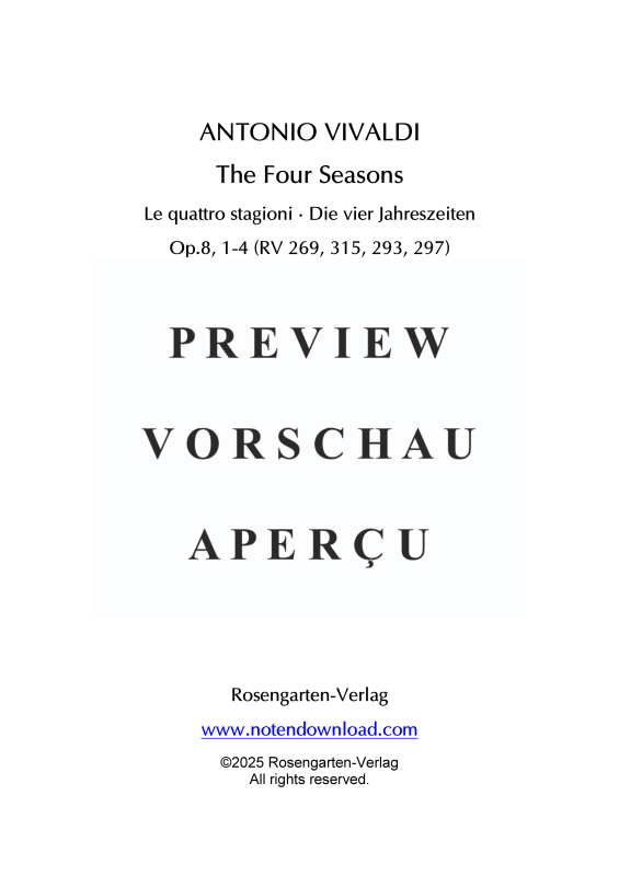 Produktgalerie: Seite 2 von 11 Four Seasons complete (12 movements), Inagawa, Akiko, Klavier Solo