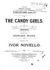 cover: The Candy Girls (from 'Theodore & Co.'), Ivor Novello, Gesang, Klavier