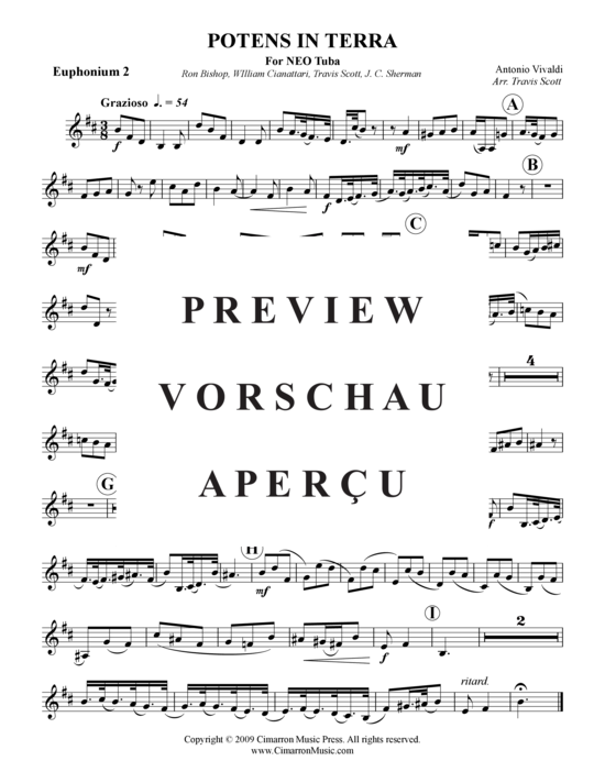 Product gallery: Page 9 of 11 Potens in terra , , (Tuba Quartet: 2x Baritone, 2xTuba)