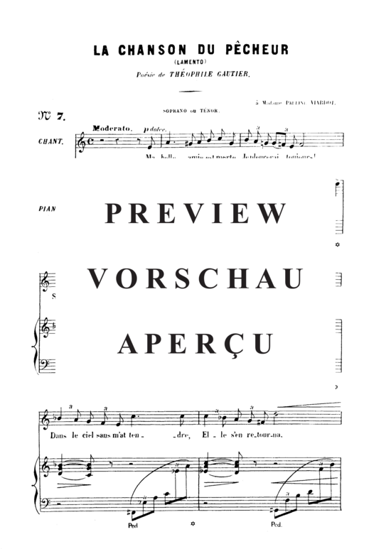 Product gallery: Page 2 of 6 La chanson du pêcheur Op.4 No.1, , High Voice and Piano