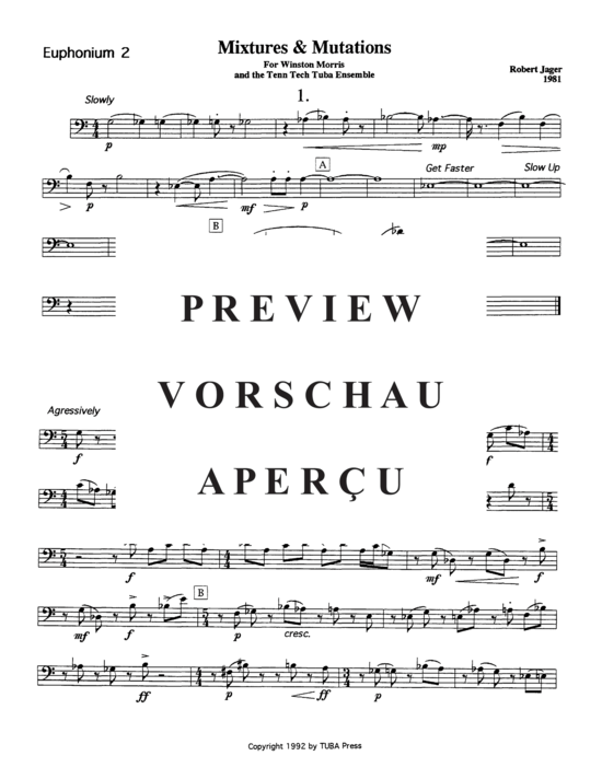Product gallery: Page 18 of 21 Mixtures and Mutations , , (Tuba Quartett EETT)