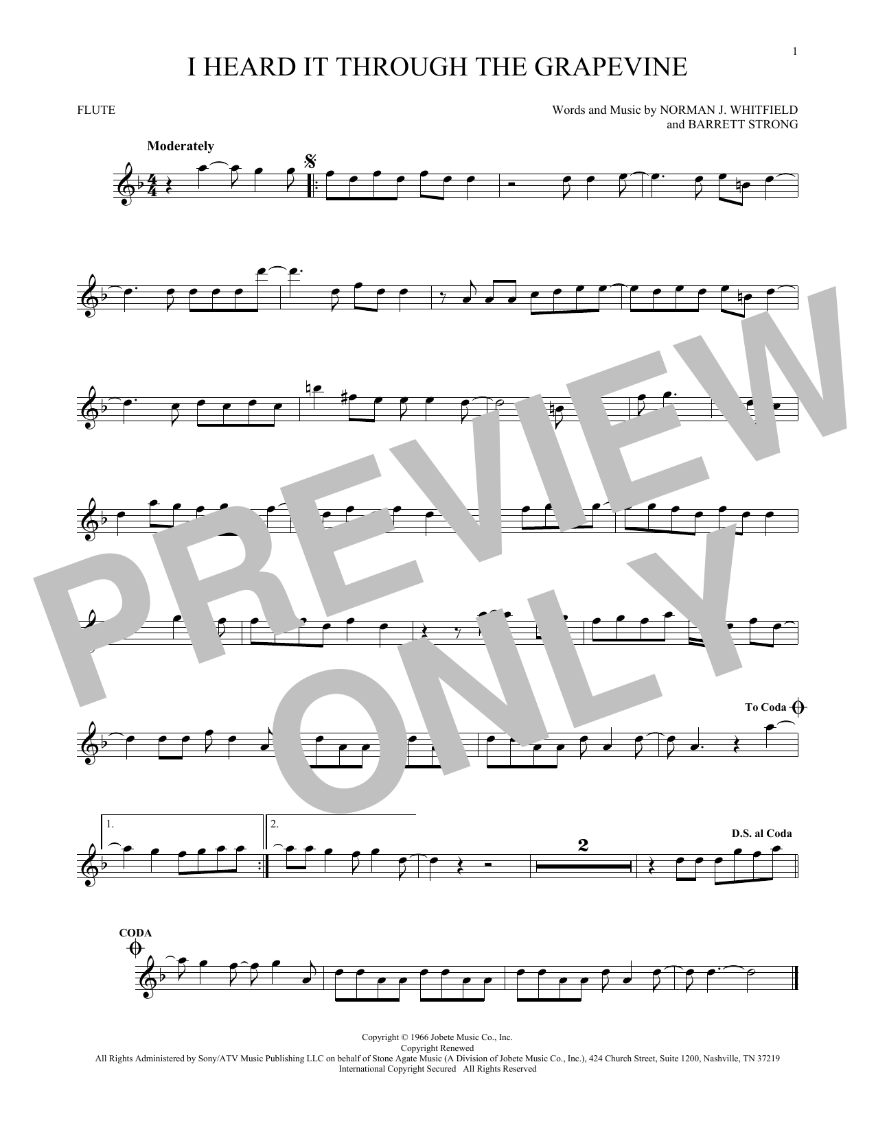 Product gallery: Page 1 of 1 I Heard It Through The Grapevine, Norman Whitfield & Barrett Strong