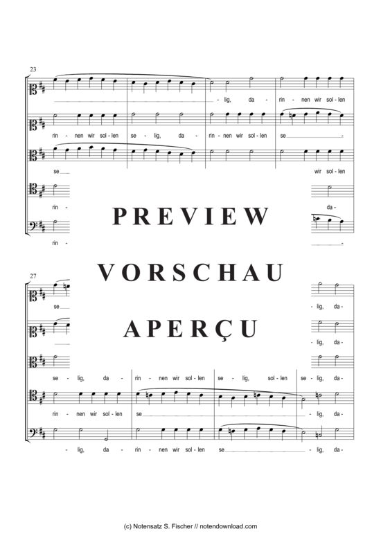 Product gallery: Page 18 of 21 Es ist in keinem Andern Heil , , (mixed choir)