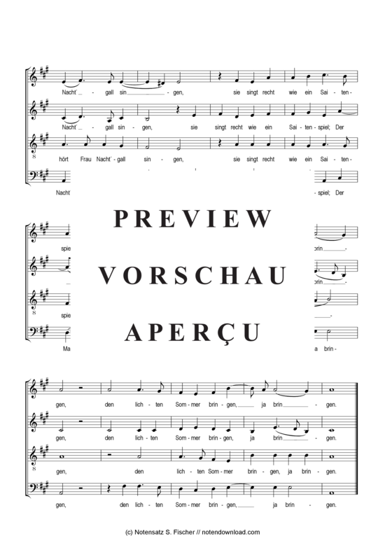 Product gallery: Page 3 of 3 Der Mai will sich mit Gunsten beweisen , , (mixed choir)