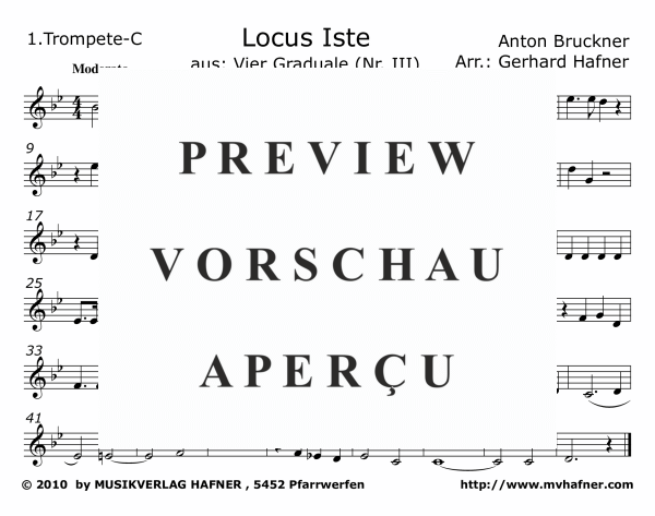 gallery: Locus iste, , (Blechbläser Quartett)