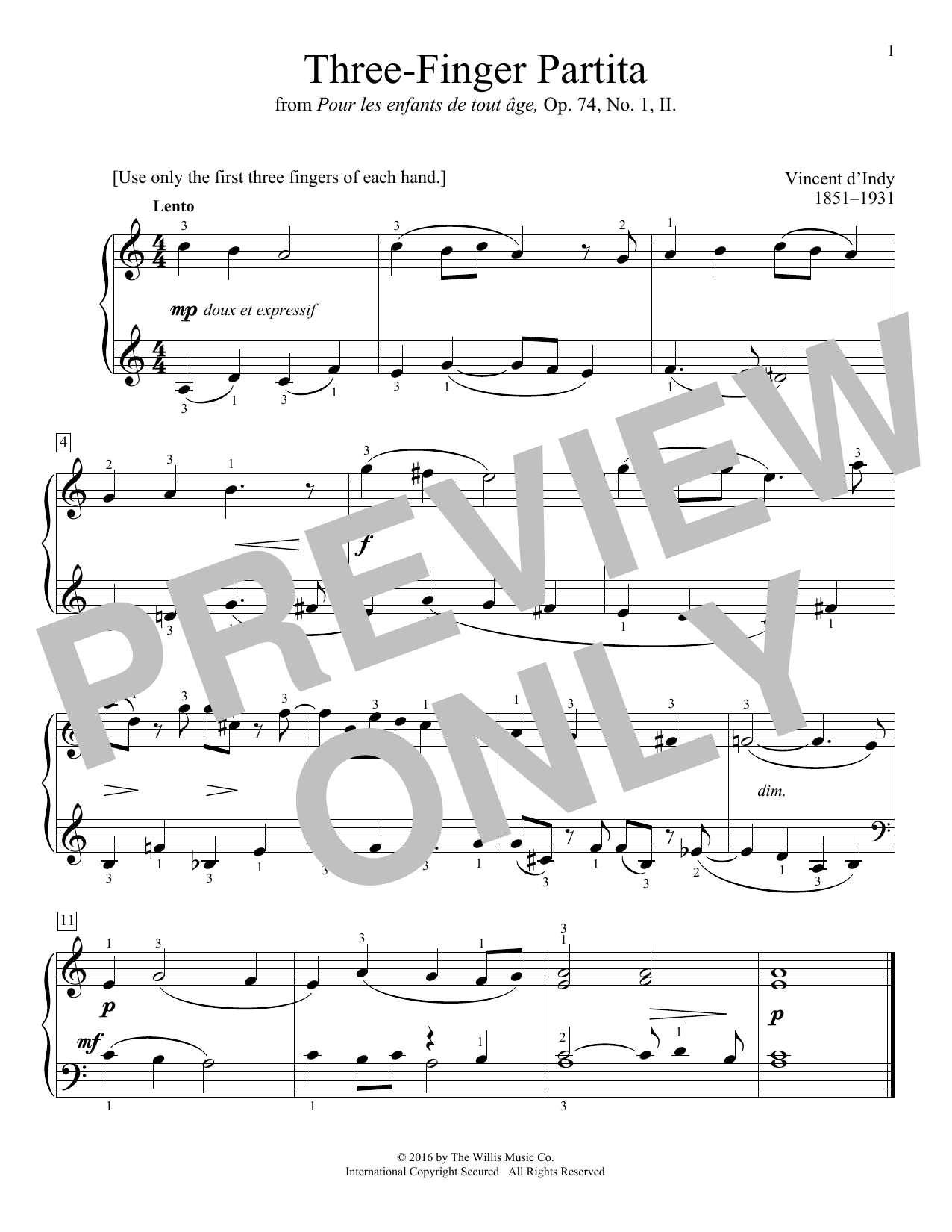 Produktbild zu: Three-Finger Partita