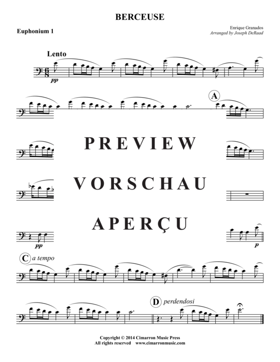gallery: Berceuse , , (2x Bariton, 2x Tuba)
