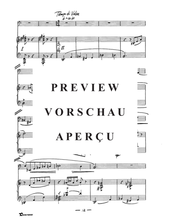 Product gallery: Page 13 of 21 Impromptu No 1 , , (tuba + piano)