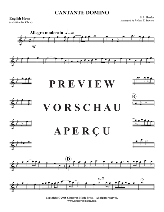 Produktgalerie: Seite 6 von 6 Cantate Domino , , (Trio: 2x Oboe, Fagott)