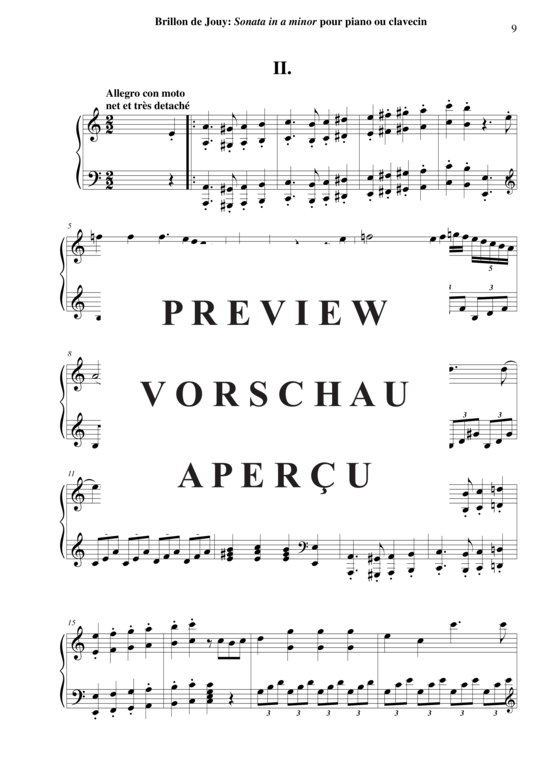 Product gallery: Page 10 of 18 Sonata in a minor , Horvath, Nicolas, (Klavier/Cembalo Solo)