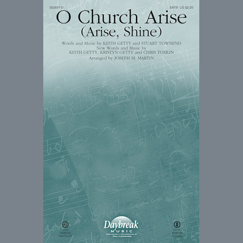 cover: O Church, Arise (Arise, Shine) (arr. Joseph M. Martin), Keith and Kristyn Getty
